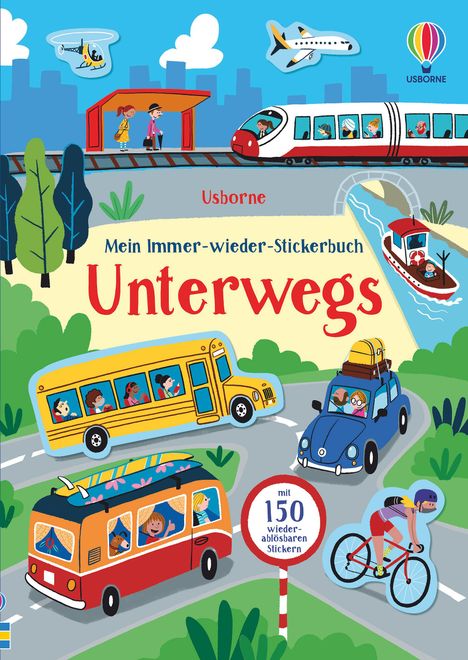 Kristie Pickersgill: Mein Immer-wieder-Stickerbuch: Unterwegs, Buch