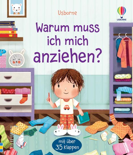 Katie Daynes: Warum muss ich mich anziehen?, Buch