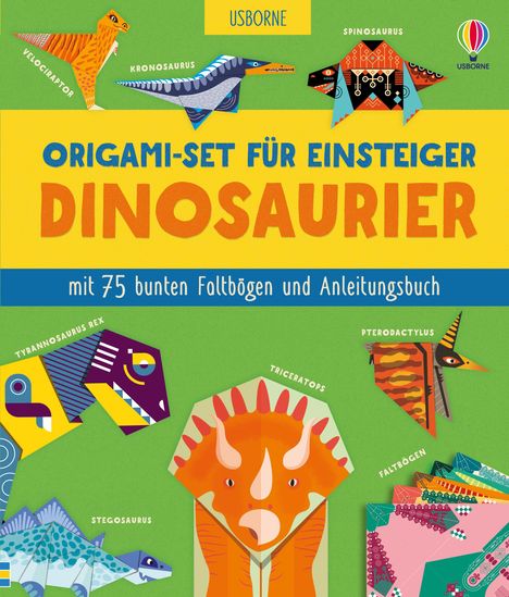 Lucy Bowman: Origami-Set für Einsteiger: Dinosaurier, Diverse