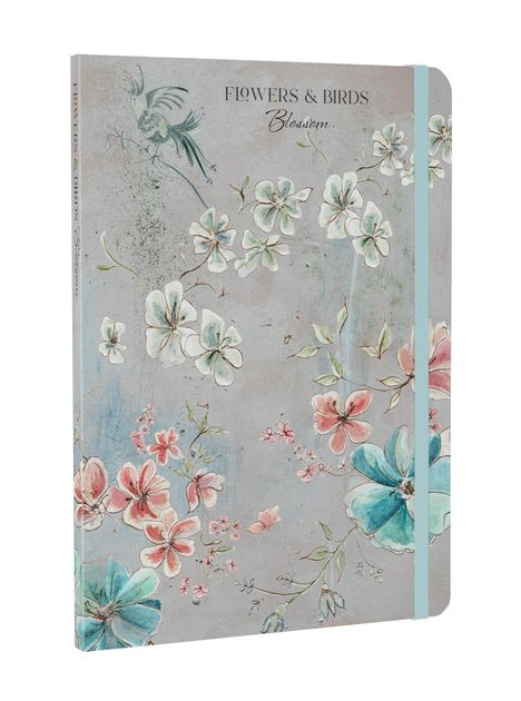 Flowers &amp; Birds Blossom A5 Notebook, Buch