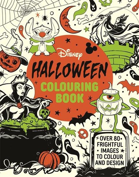 Walt Disney: Disney Halloween Colouring Book, Buch