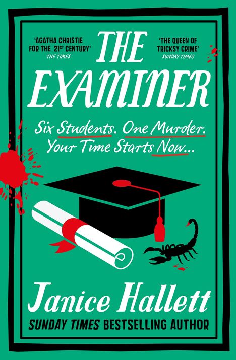 Janice Hallett: The Examiner, Buch