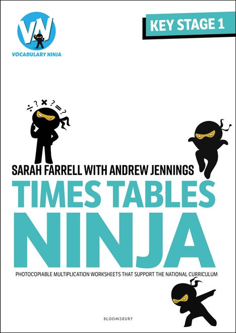 Sarah Farrell: Times Tables Ninja for KS1, Buch