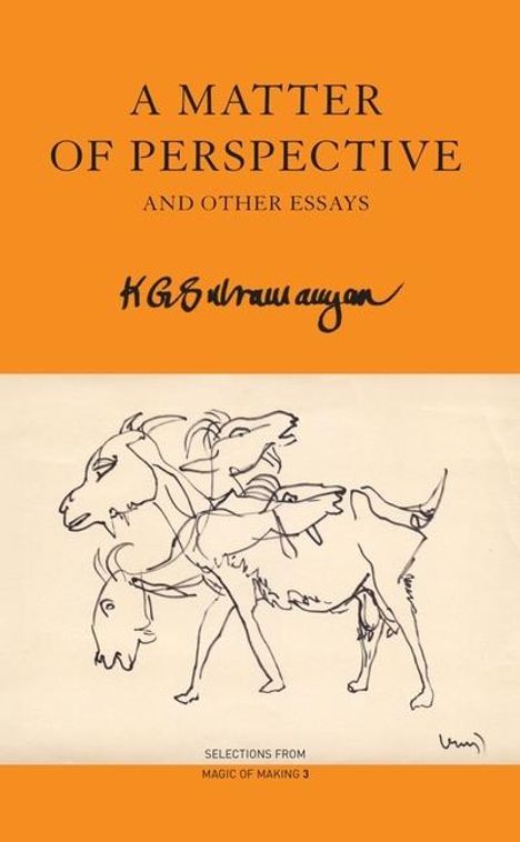 K. G. Subramanyan: A Matter of Perspective, Buch