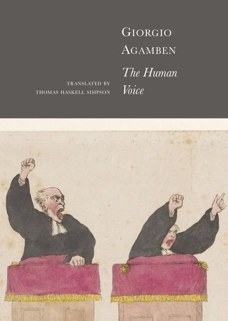 Giorgio Agamben: The Human Voice, Buch