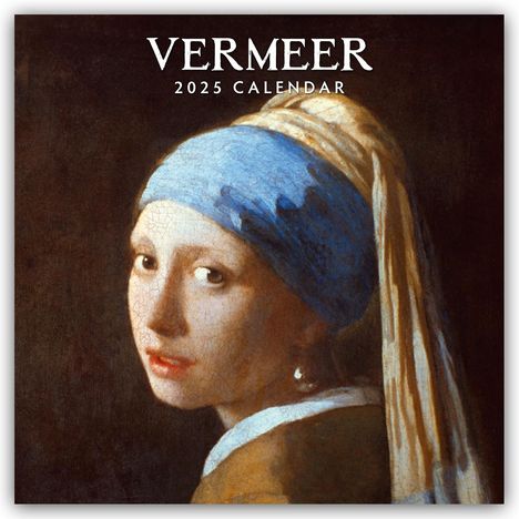 Robin Red: Johannes Vermeer - Jan Vermeer 2025 - 16-Monatskalender, Kalender