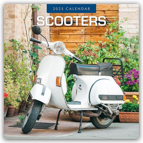 Scooters - Motorroller 2025 - 16-Monatskalender, Kalender