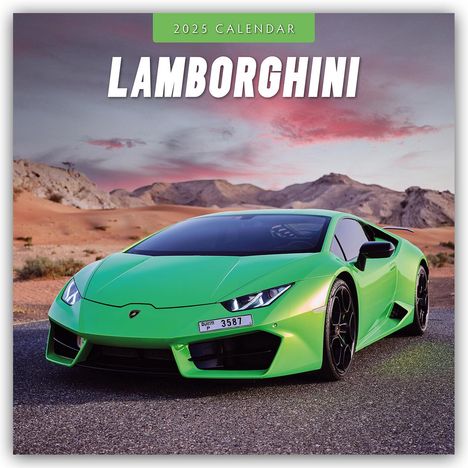 Robin Red: Lamborghini 2025 - 16-Monatskalender, Kalender