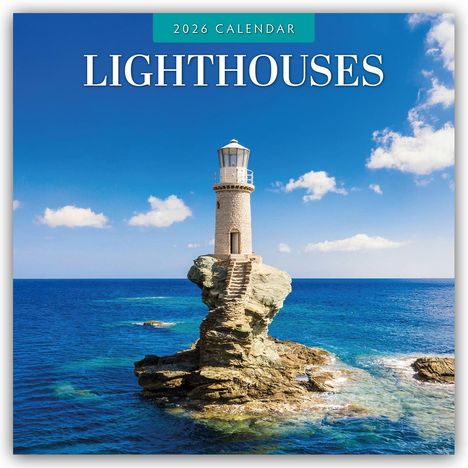 Robin Red: Lighthouses - Leuchttürme 2026 - 16-Monatskalender, Kalender