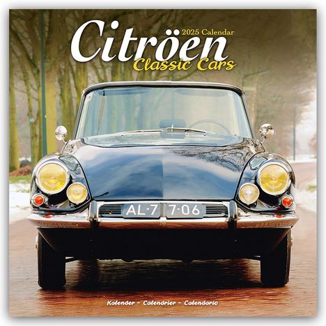 Avonside Publishing Ltd: Citroën Classic Cars - Oldtimer von Citroën 2025 - 16-Monatskalender, Kalender