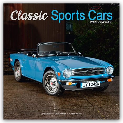 Avonside Publishing Ltd: Classic Sports Cars - Sportwagen-Oldtimer 2025 - 16-Monatskalender, Kalender