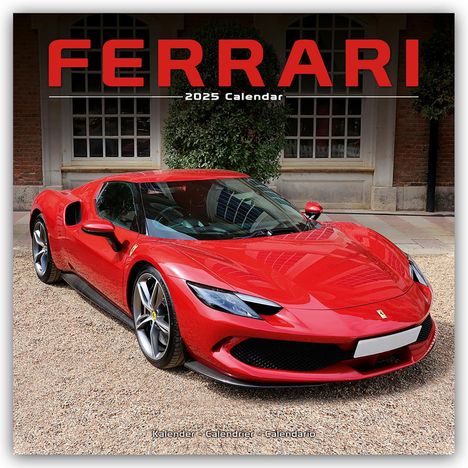 Avonside Publishing Ltd: Ferrari 2025 - 16-Monatskalender, Kalender