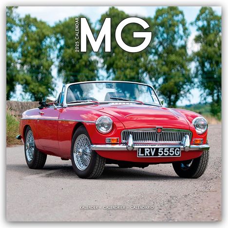 Avonside Publishing Ltd.: MG - MG Automobile 2025 - 16-Monatskalender, Kalender