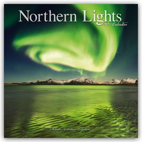 Avonside Publishing Ltd: Northern Lights - Faszinierendes Nordlicht - Aurora Borealis 2025, Kalender
