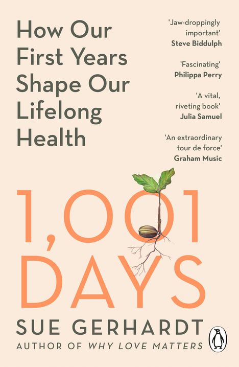 „How Our First Years Shape Our Lifelong Health“ und „1,001 Days“. Illustration einer wachsenden Pflanze.