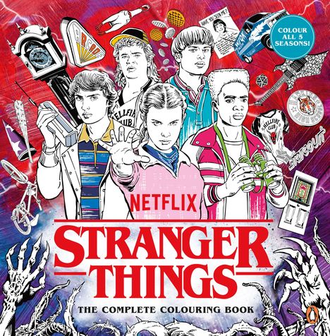 Netflix Entertainment LLC: Stranger Things: The Complete Colouring Book, Buch