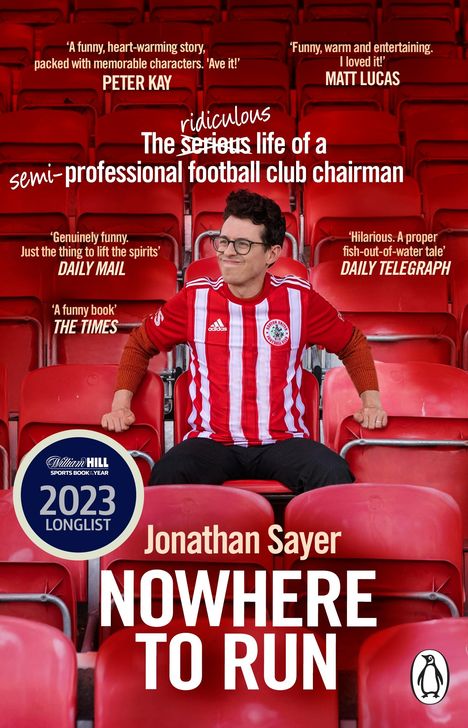 Jonathan Sayer: Nowhere to Run, Buch