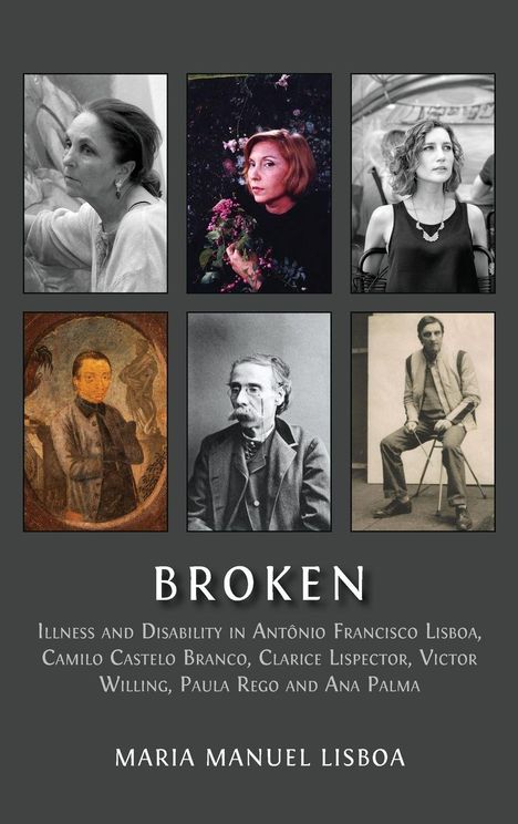 "Broken" von Maria Manuel Lisboa. Sechs Porträts von verschiedenen Personen in Schwarz-Weiß und Farbe.