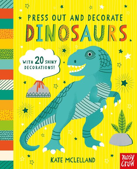 Press Out and Decorate: Dinosaurs, Buch