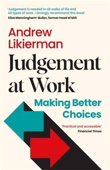 Andrew Likierman: Judgement at Work, Buch