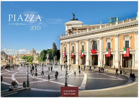 H. W. Schawe: Piazza 2025 L 35x50cm, Kalender