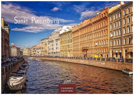 Sankt Petersburg 2025 S 24x35cm, Kalender
