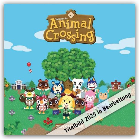 Nintendo - Animal Crossing 2025 - Wandkalender, Kalender