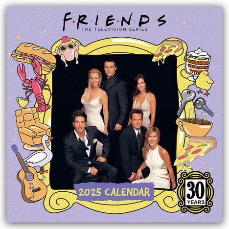 Danilo Promotion Ltd: Friends 2025 - Wandkalender, Kalender