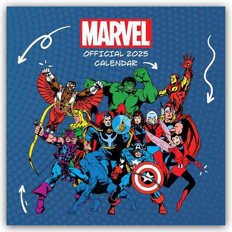 Danilo Promotion Ltd: Marvel Comics - Offizieller Kalender 2025, Kalender