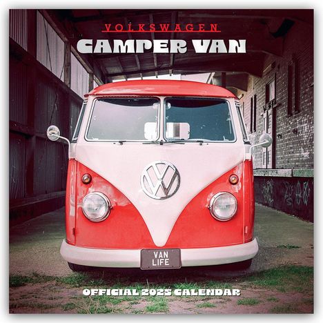 Volkswagen Camper Van - VW Bus 2025 - Wandkalender, Kalender