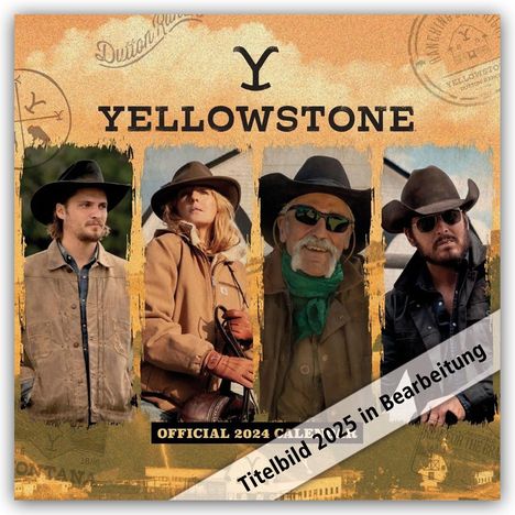 Yellowstone - Kalender 2025, Kalender