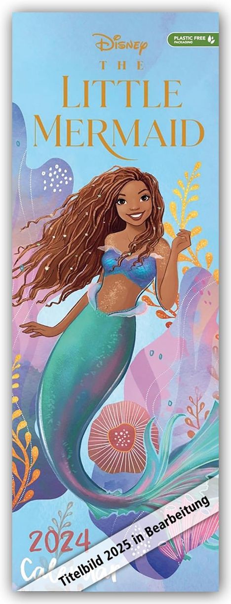 Disney - The Little Mermaid - Die kleine Meerjungfrau 2025 - Slimline-Kalender, Kalender