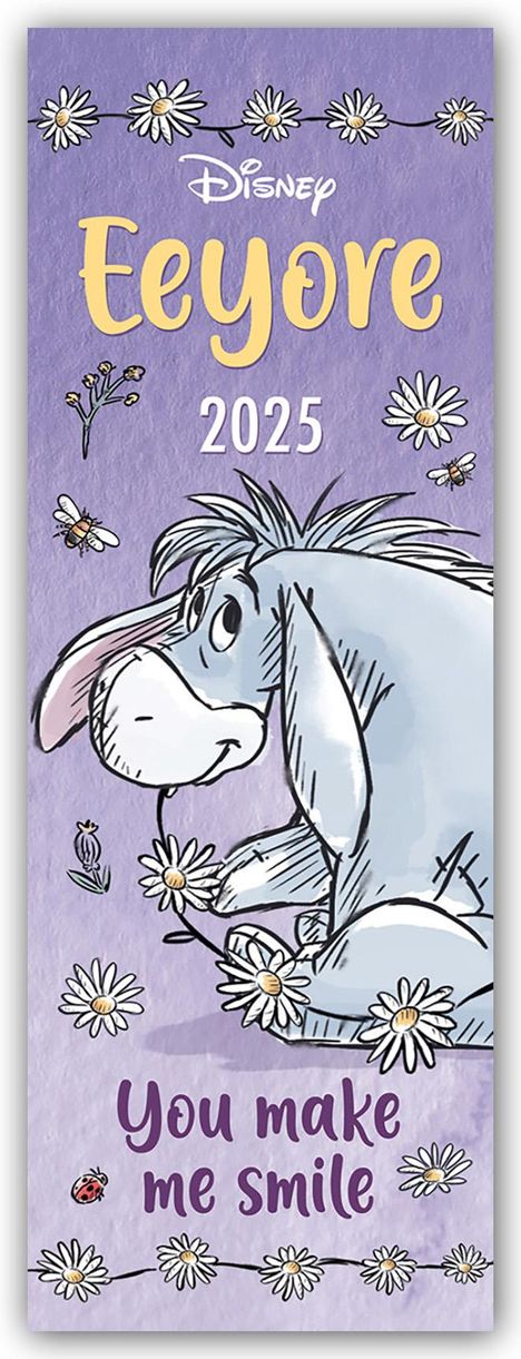 Disney Eeyore - Eeyore 2025 - Slimline-Kalender, Kalender