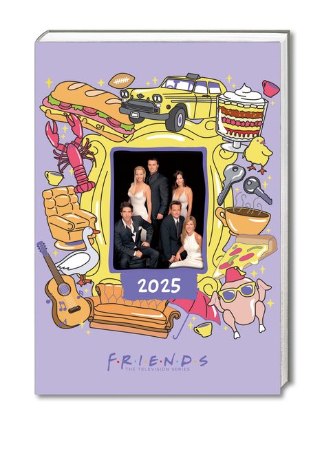 Danilo Promotion Ltd: Friends - A5-Tischkalender 2025, Kalender