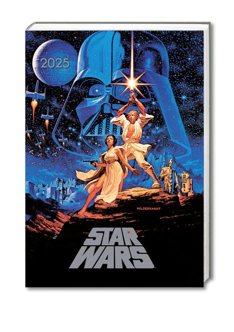 Danilo Promotion Ltd: Star Wars - A5-Tischkalender 2025, Kalender