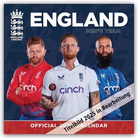 Danilo Promotion Ltd: Cricket England 2025 - Wandkalender, Kalender