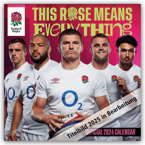 Danilo Promotion Ltd: England Rugby Union 2025 - Wandkalender, Kalender