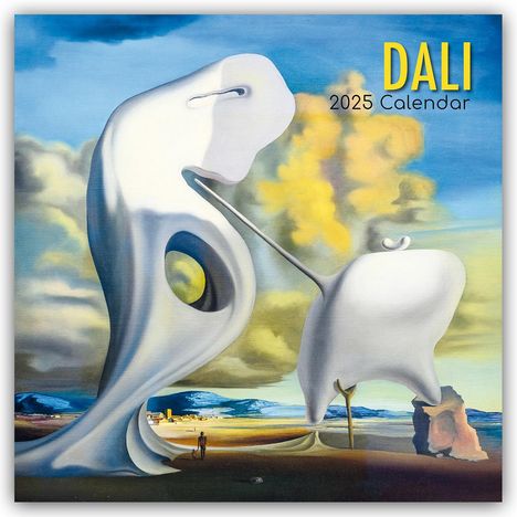 The Gifted Stationery Co. Ltd: Dali 2025 - Salvador Dali - 16-Monatskalender, Kalender