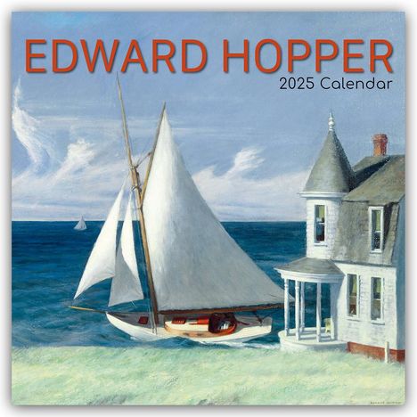 Gifted Stationery Co. Ltd: Edward Hopper 2025 - 12-Monatskalender, Kalender