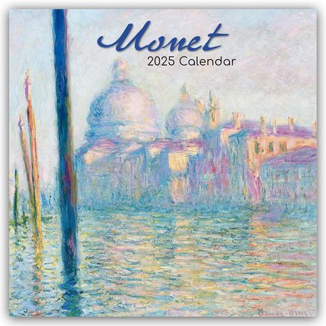 Gifted Stationery Co. Ltd: Claude Monet 2025 - 16-Monatskalender, Kalender