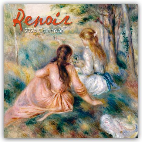 The Gifted Stationery Co. Ltd: Renoir - Pierre-Auguste Renoir - Kunstkalender 2025 16-Monatskalender, Kalender