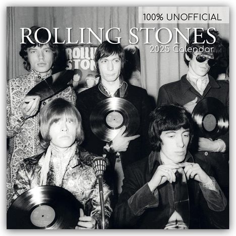 The Gifted Stationery Co. Ltd: Rolling Stones 2025 - 16-Monatskalender, Kalender