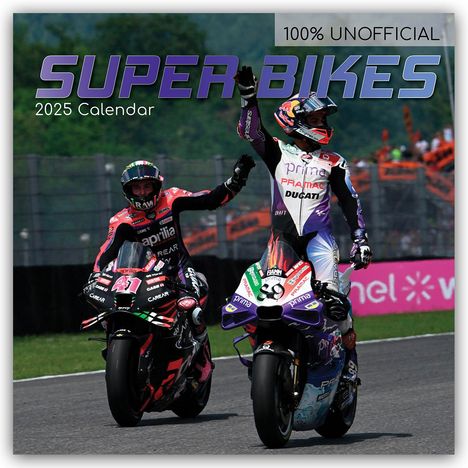 The Gifted Stationery Co. Ltd: Superbikes - Motorräder 2025 - 16-Monatskalender, Kalender