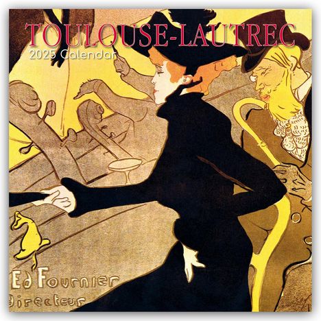 Toulouse-Lautrec - Henri de Toulouse-Lautrec - Kunstkalender 2025 16-Monatskalender, Kalender