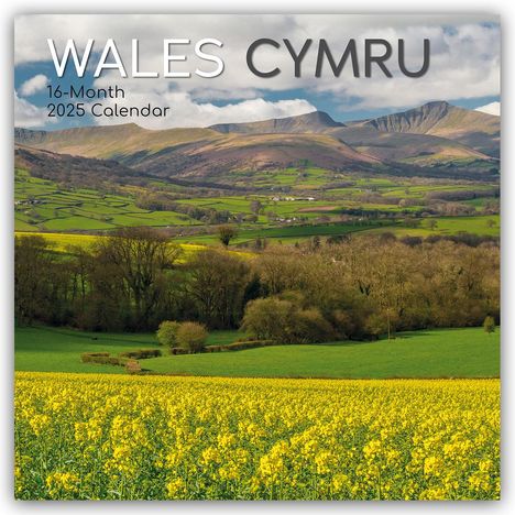 The Gifted: Wales 2025 - 16-Monatskalender, Kalender