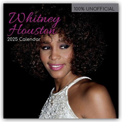 Whitney Houston 2025 - 16-Monatskalender, Kalender