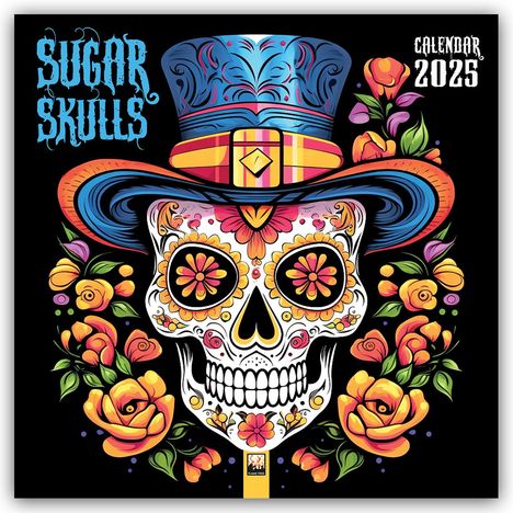 Tree Flame: Sugar Skulls - Totenköpfe aus Zucker 2025, Kalender