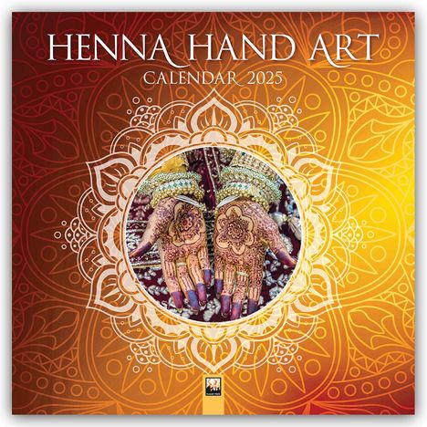 Tree Flame: Henna Hand Art Wall Calendar 2025 (Art Calendar), Kalender