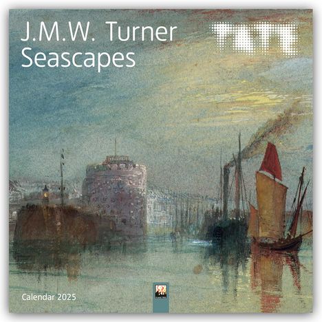 Tree Flame: Tate: J.M.W. Turner, Seascapes - William Turner, Seelandschaften 2025, Kalender