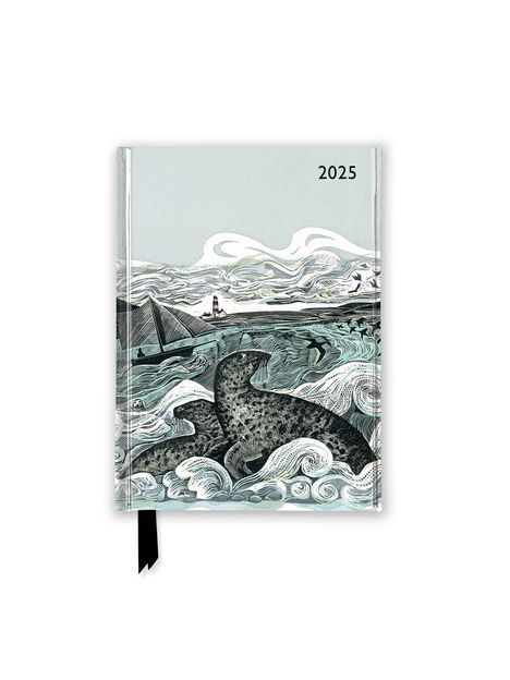Tree Flame: Angela Harding - Das Lied der Seehunde - Taschenkalender 2025, Kalender